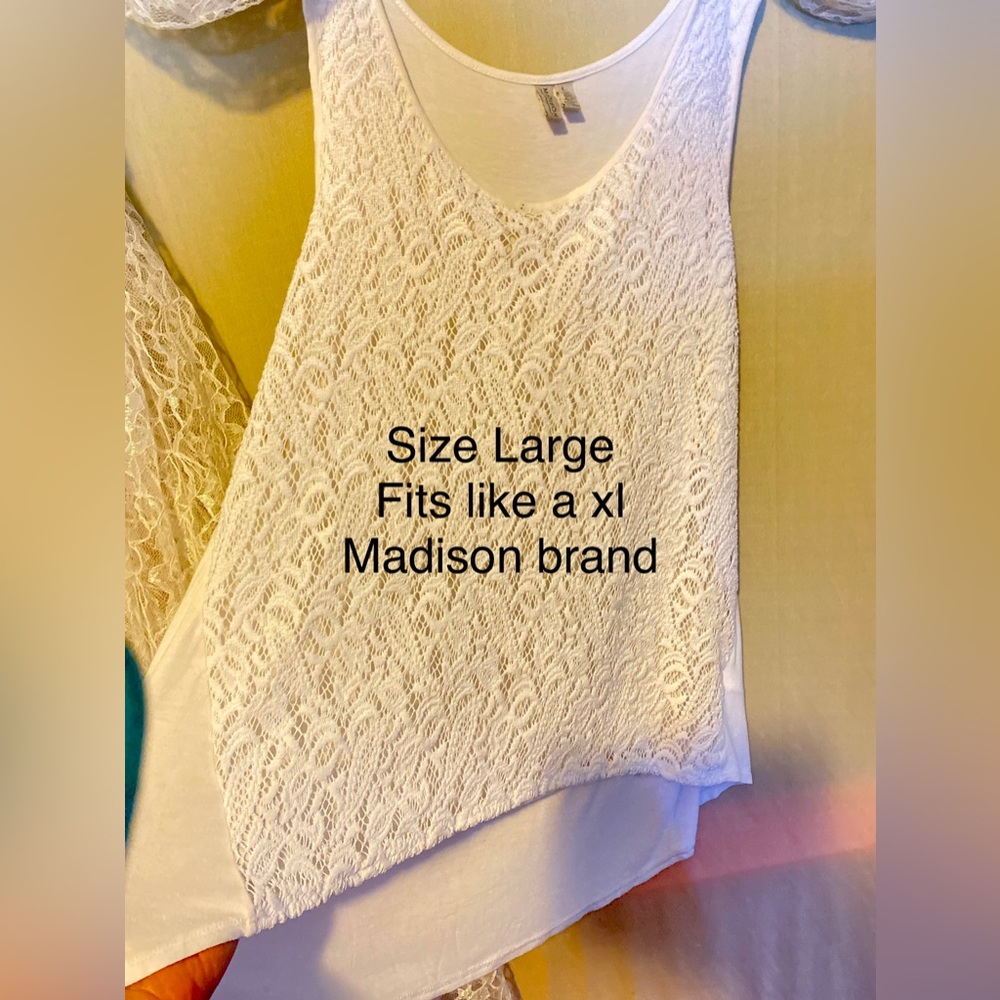 Really cute lacy tank